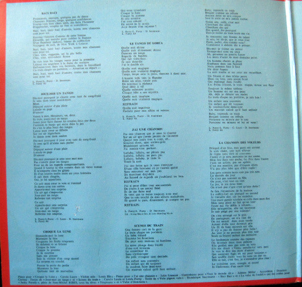 Carole Laure : Alibis (LP, Gat)