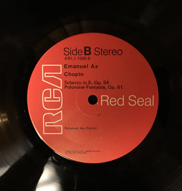 Emanuel Ax : Chopin (LP, Album, Ind)