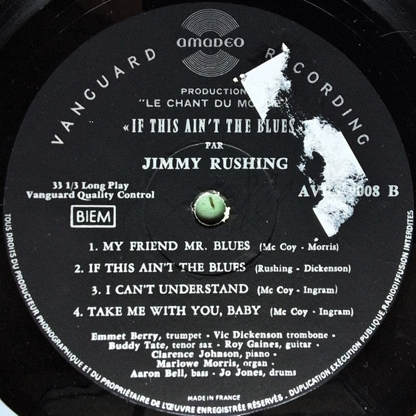 Jimmy Rushing : If This Ain't The Blues (LP, Album)