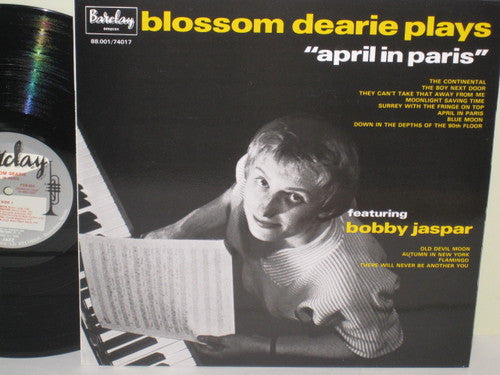 Blossom Dearie Featuring Bobby Jaspar : Blossom Dearie Plays "April In Paris" (LP, Album)