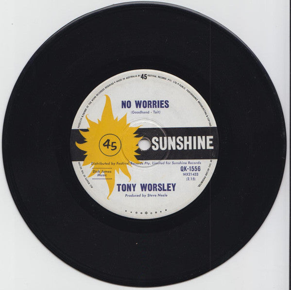 Tony Worsley : No Worries (7")
