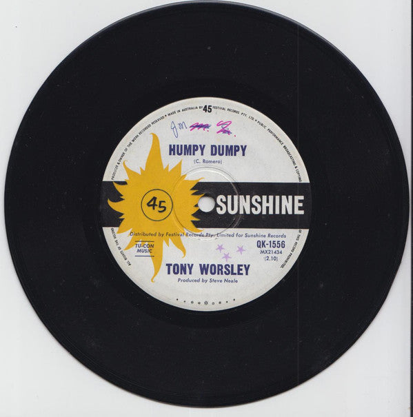 Tony Worsley : No Worries (7")