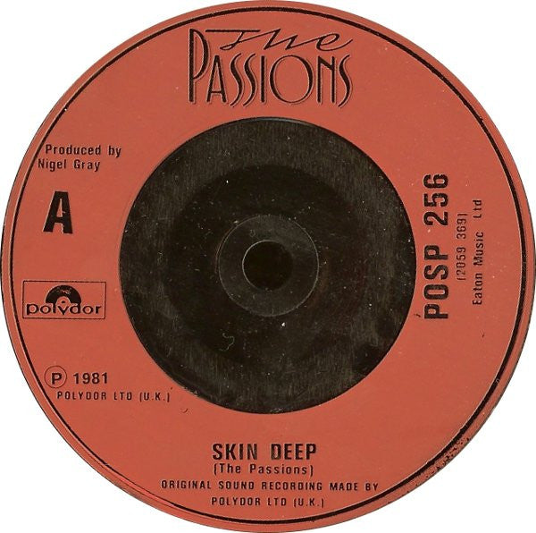 The Passions : Skin Deep (7")