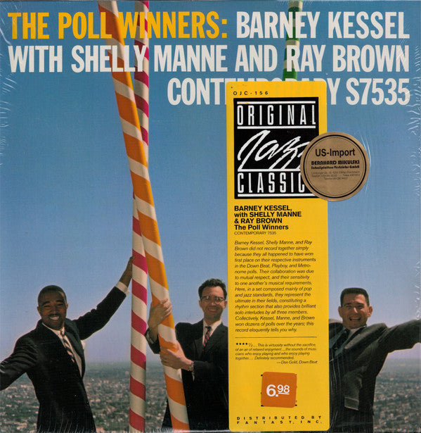 Barney Kessel With Shelly Manne, Ray Brown : The Poll Winners (LP, Album, RE)