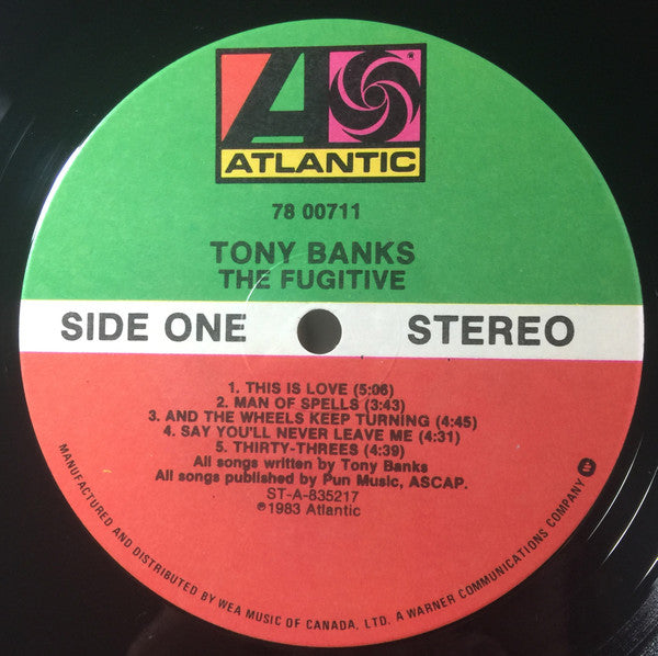 Tony Banks : The Fugitive (LP, Album)