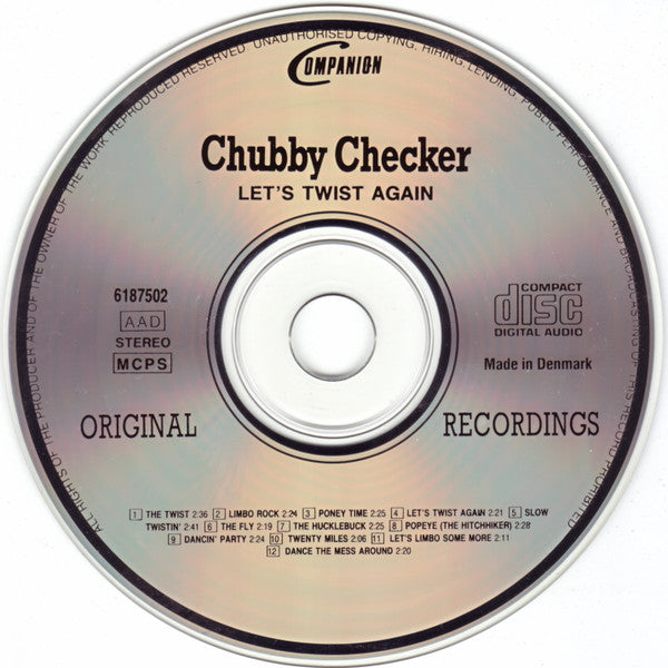 Chubby Checker : Let's Twist Again (CD, Comp)