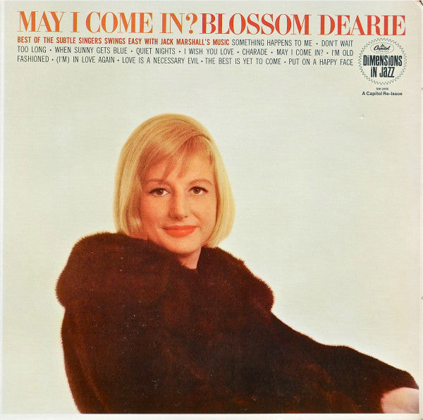 Blossom Dearie : May I Come In? (LP, Album, RE)