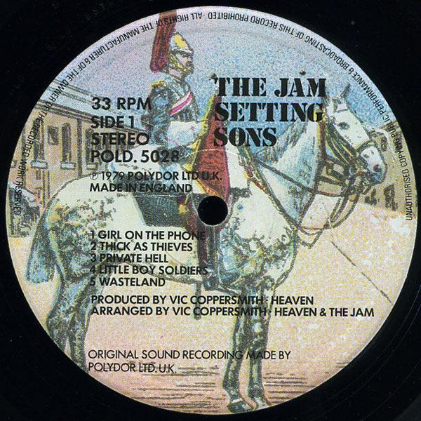 The Jam : Setting Sons (LP, Album, Emb)