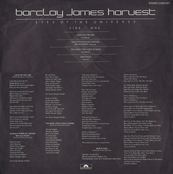 Barclay James Harvest : Eyes Of The Universe (LP, Album)