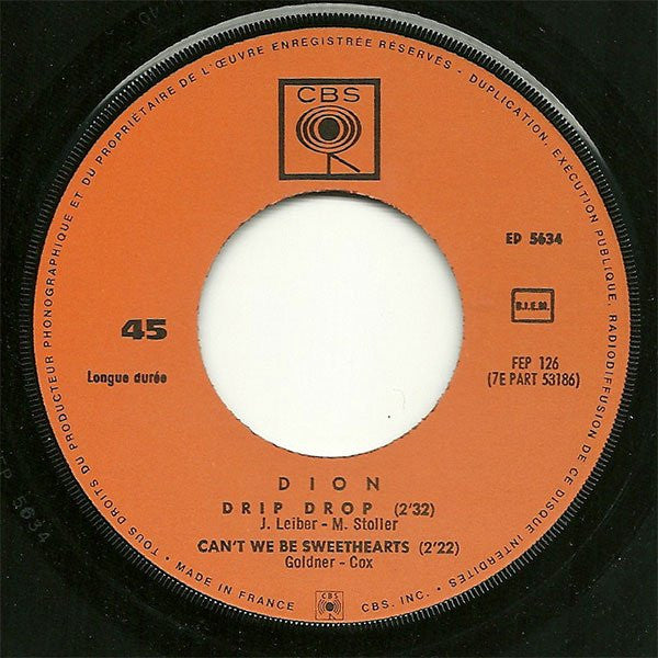 Dion (3) : Drip Drop (7", EP)