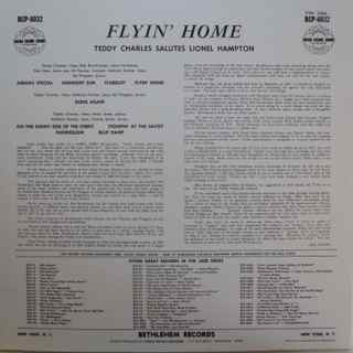 Teddy Charles And His Sextet : Salute To Hamp (Flyin' Home) (LP, Album, RE)