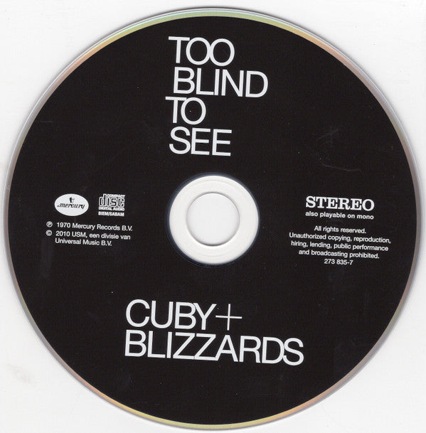 Cuby + Blizzards : Too Blind To See / Desolation (2xCD, Album, Comp)