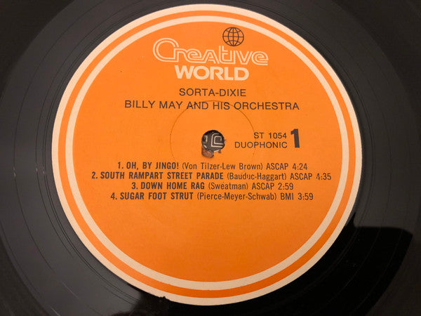 Billy May And His Orchestra : Sorta-Dixie (LP, Album, Mono, RE)