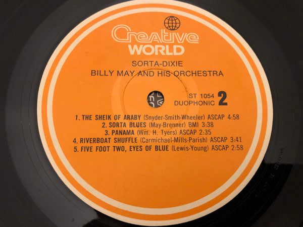 Billy May And His Orchestra : Sorta-Dixie (LP, Album, Mono, RE)
