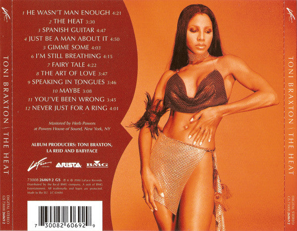 Toni Braxton : The Heat (CD, Album)