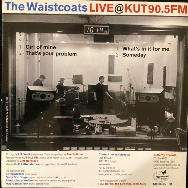 The Waistcoats : Live @ KUT (7")