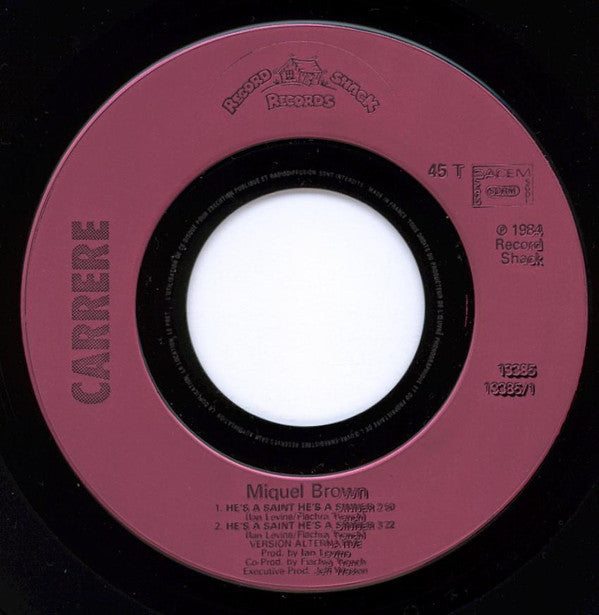 Miquel Brown : He's A Saint He's A Sinner (7")