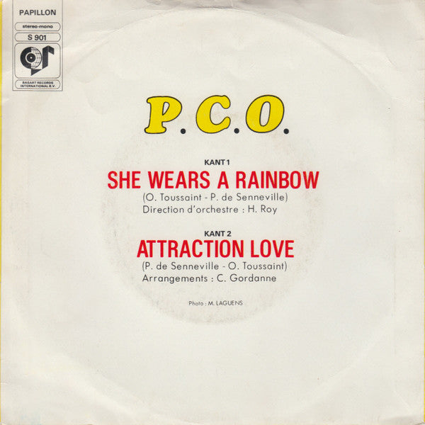 Pop Concerto Orchestra : She Wears A Rainbow (7", Single)