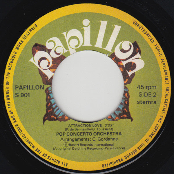 Pop Concerto Orchestra : She Wears A Rainbow (7", Single)