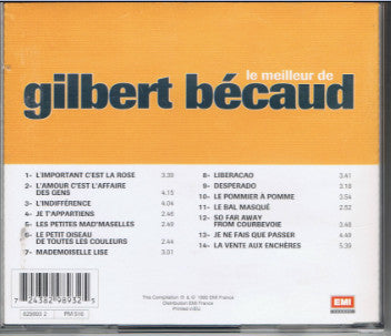 Gilbert Bécaud : Le Meilleur De Gilbert Bécaud (CD, Comp)