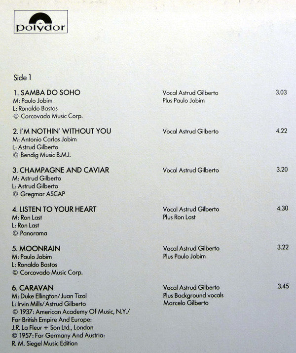 James Last, Astrud Gilberto : Plus (LP, Album)