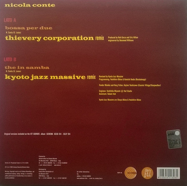 Nicola Conte : Bossa Per Due / The In Samba (12")