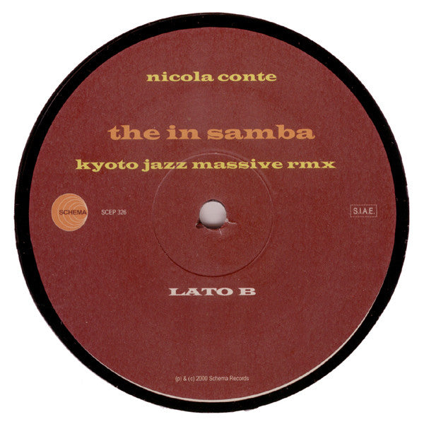 Nicola Conte : Bossa Per Due / The In Samba (12")