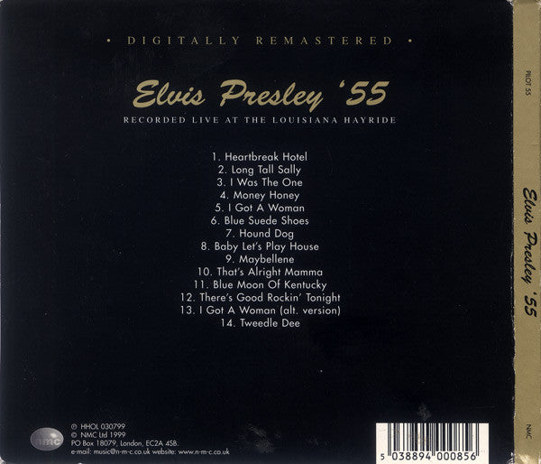 Elvis Presley : Elvis Presley '55 (Recorded Live At The Louisiana Hayride) (CD, Comp, RM)