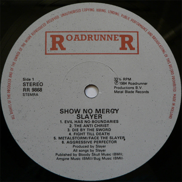 Slayer : Show No Mercy (LP, Album)