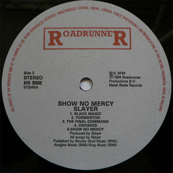Slayer : Show No Mercy (LP, Album)