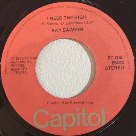 Ray Sawyer : (One More Year Of) Daddy's Little Girl (7", Single)