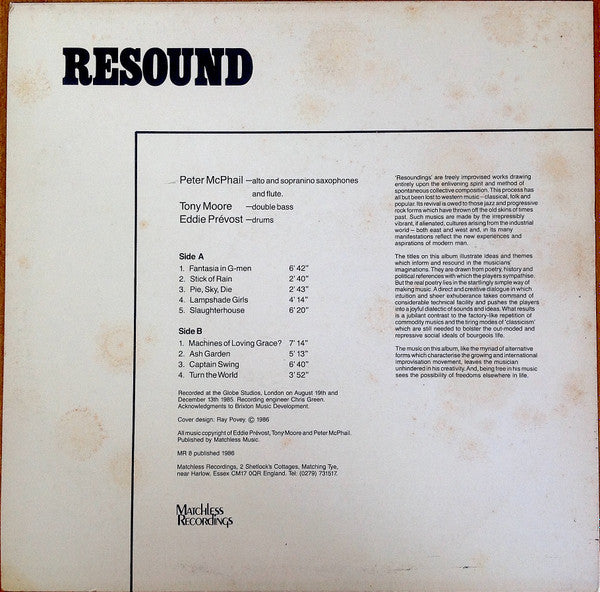 Resound (2) : Resoundings (LP)