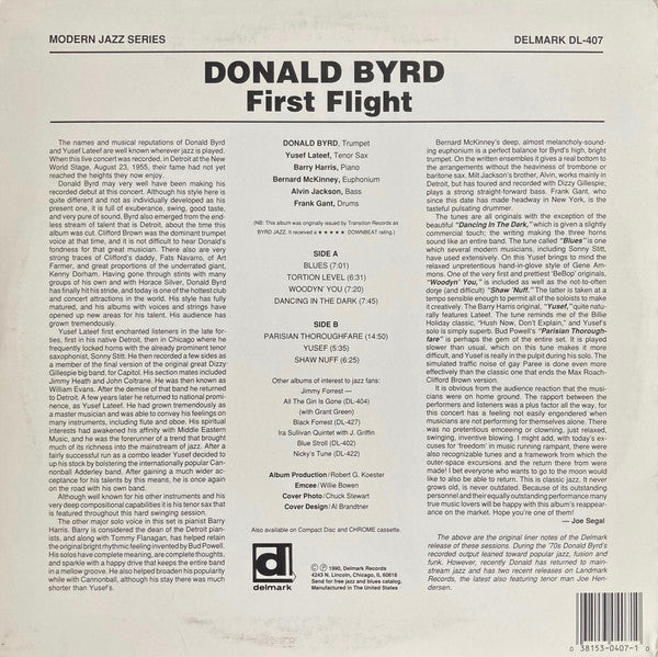 Donald Byrd : First Flight (LP, Album, RE)