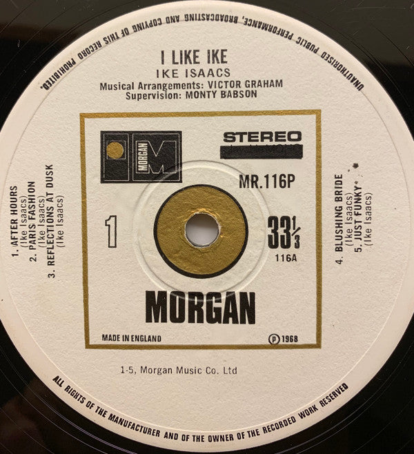 Ike Isaacs : I Like Ike (LP)