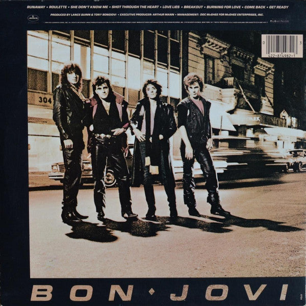 Bon Jovi : Bon Jovi (LP, Album, PRC)