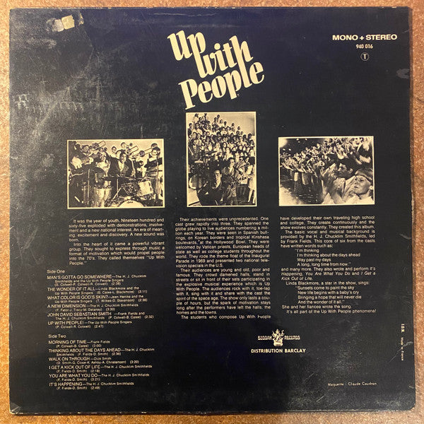 Up With People : Up With People (LP, Album)