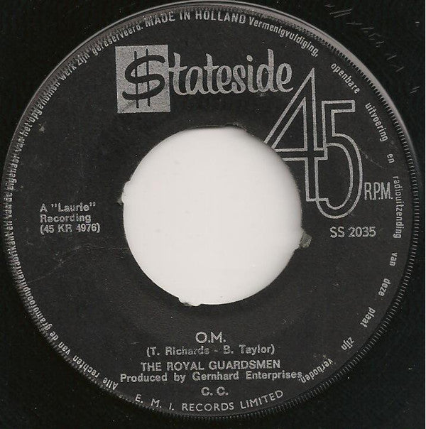 The Royal Guardsmen : Airplane Song  (My Airplane) (7", Mono)