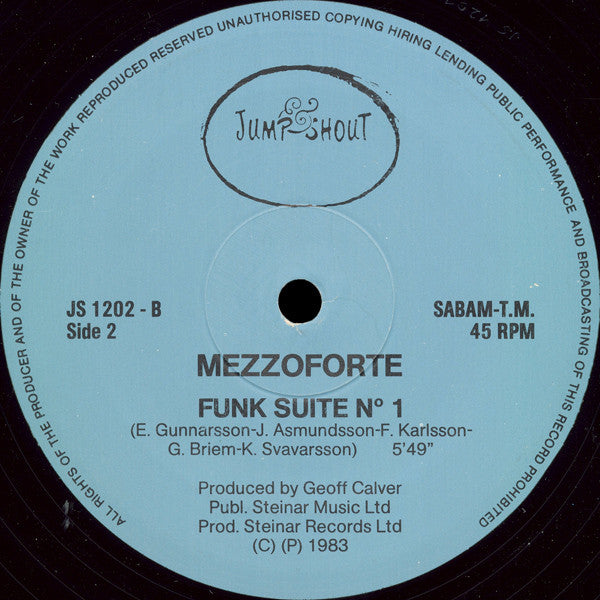 Mezzoforte : Garden Party (12", Maxi)