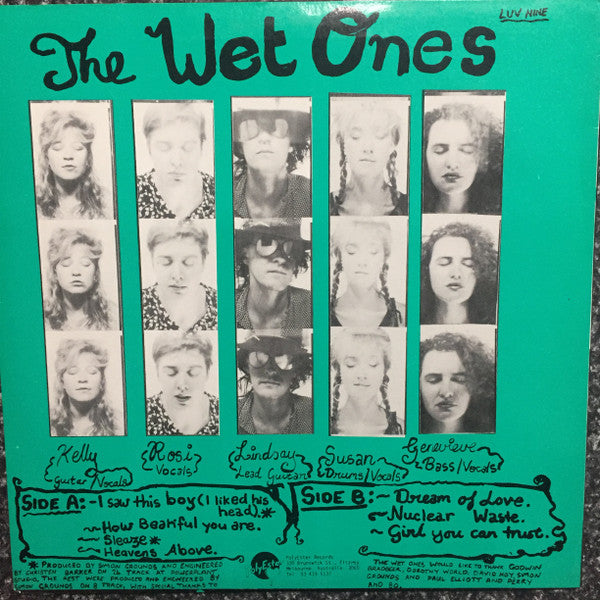 The Wet Ones : Crack Up (12", MiniAlbum)