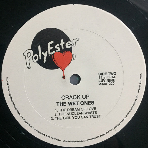 The Wet Ones : Crack Up (12", MiniAlbum)