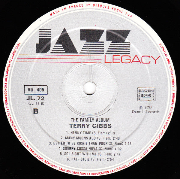 Terry Gibbs : The Family Album (LP, Album)