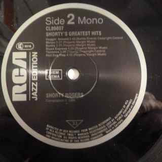 Shorty Rogers : Shorty's Greatest Hits (LP, Comp, Mono)