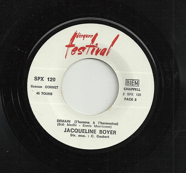Jacqueline Boyer : Il Etait Une Fois Dans L'Ouest (7", Single)