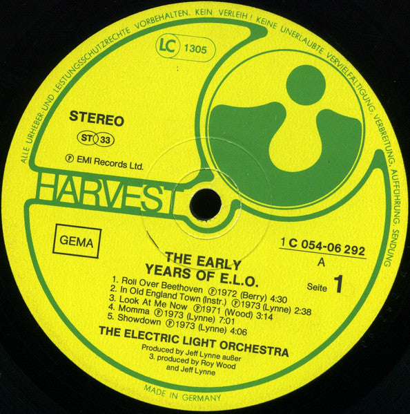 Electric Light Orchestra : The Light Shines On (LP, Comp)