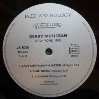 Gerry Mulligan : New-York December 1960 (LP, RE)