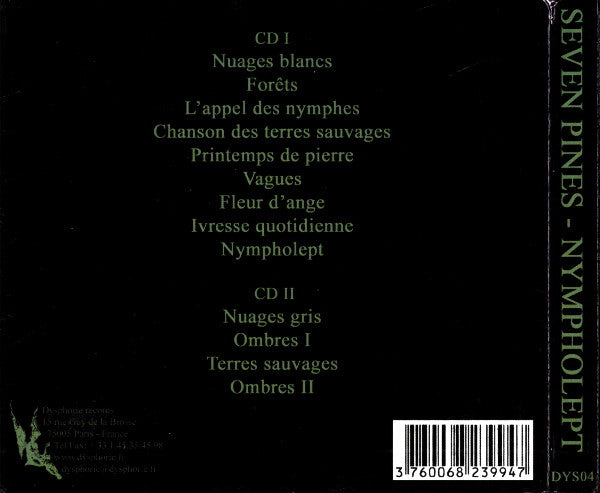 Seven Pines : Nympholept (2xCD, Album, Ltd)