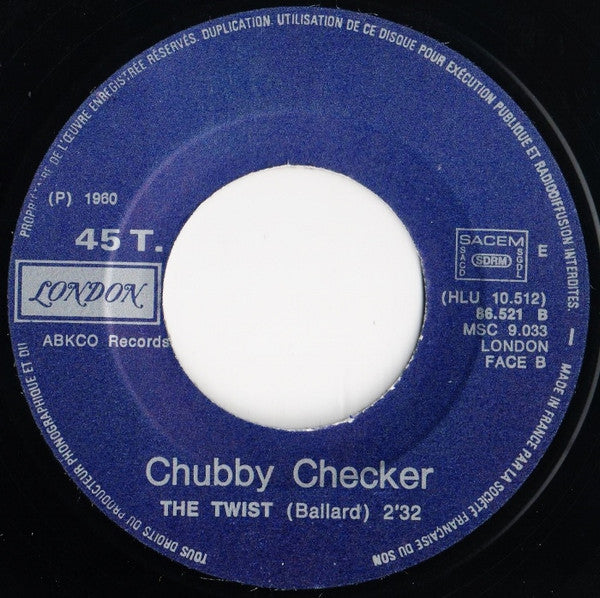 Chubby Checker : Let's Twist Again / The Twist (7", Single, RE)