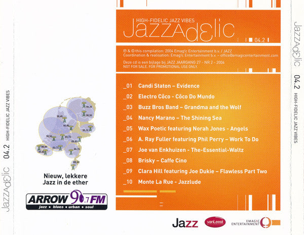 Various : Jazzadelic 04.2 High-Fidelic Jazz Vibes (CD, Comp, Promo)