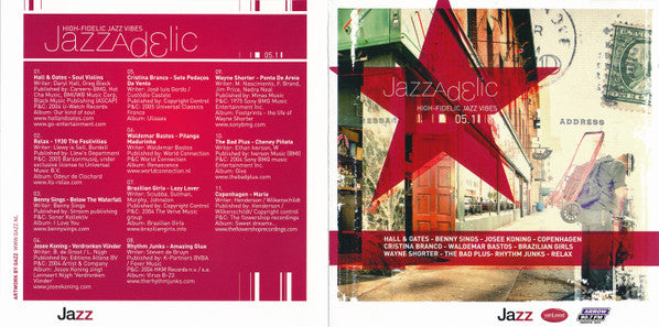 Various : Jazzadelic 05.1 High-Fidelic Jazz Vibes (CD, Comp, Promo)