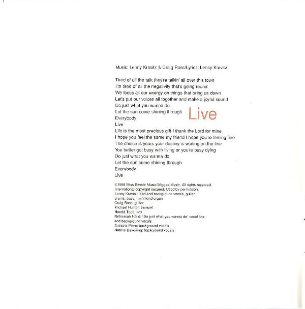 Lenny Kravitz : 5 (CD, Album)